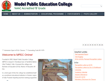 Tablet Screenshot of mpec.org.in